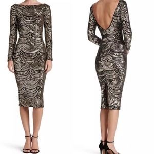 Dress The Population Sequins Women’s Dress Size S
